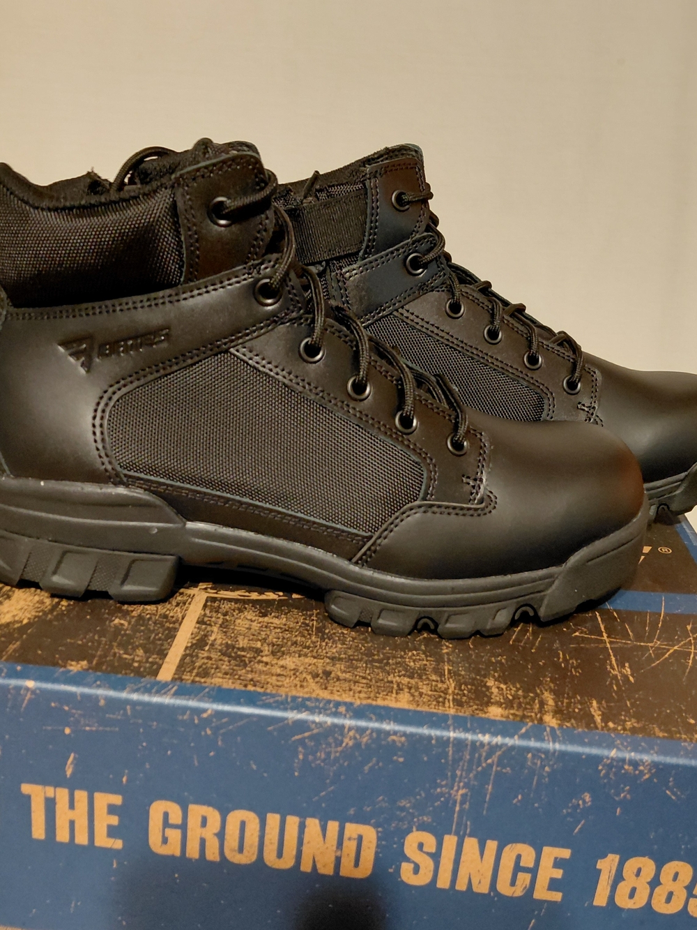 Men's Bates Tac Sport Boots 5" Zip E24600 Tactical Boot Soft Toe Black SIZE 9